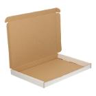 BRIEVENBUSDOOS 350X250X28MM A4+ E GOLF WIT FEFCO 0427 #2 Productfoto