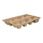 TRAY 1 FLES 394,3X230X59,5MM PULP Productfoto