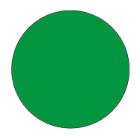 ETIKET 30MM ROND VOLVLAK GROEN MC WIK 1B ROL A 1000 #2 Productfoto