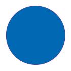 ETIKET 30MM ROND VOLVLAK BLAUW MC WIK 1B ROL A 1000 #2 Productfoto
