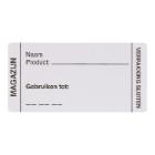 ETIKET 35X70MM HACCP MAGAZIJN WIT VELLUM WIK 3B ROL A 250 Productfoto