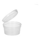 CUP PP RO 61X30MM 50CC TRANSPARANT + VAST DEKSEL TBV SAUS Productfoto
