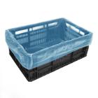 KRATZAK HDPE 8MY 60+2X20X80CM BLAUW LOS IN DOOS Productfoto