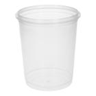 BAK PP FOOD 1000CC 133X118,5MM TRANSPARANT + DEKSEL TE SOEP Productfoto