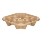 BEKERHOUDER STRONGHOLDER PULP BEIGE TBV 4 BEKERS Productfoto