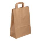 DRAAGTAS PAPIER 26+2X6X35CM BRUIN 80GRS PLAT HANDVAT VERIVE #2 Productfoto