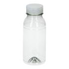 FLES RPET 250CC TRANSPARANT + DOP NATUREL Productfoto