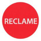ETIKET 35MM ROND RECLAME ROOD MC WIK 2B ROL 2000 Productfoto