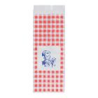 ZAK SNACK PAPIER 105+2X42,5X275MM 0,5 POND ROOD ERSATZ Productfoto