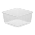 BAK APET VIERKANT 114X114X58MM 500CC TRANSPARANT Productfoto