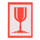 ETIKET 100X70MM GLAS ROOD VELLUM WIK 1B ROL A 500 Productfoto