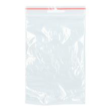 LDPE Schnellverschlussbeutel 100 mm x 150 mm 40 my transparent mit Loch Produktbild