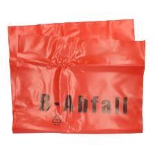 rLDPE-M&uuml;lls&auml;cke 575 mm x 1000 mm rot lose 70l T150 B-Abfall PS BG BLAUER ENGEL Produktbild