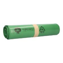 rLDPE-M&uuml;lls&auml;cke 700 mm x 1100 mm gr&uuml;n a. rolle 120l T80 PS BG BLAUER ENGEL Produktbild