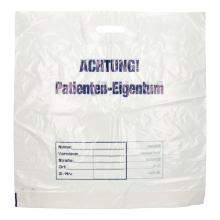 LDPE-Tragetaschen 61 cm x 63 cm x 5 cm  Patienteneigentum Produktbild