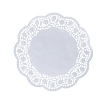 Tortenspitzen Papier rund &Oslash; 24 cm wei&szlig; Produktbild