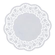 Tortenspitzen Papier rund &Oslash; 17 cm weiss Produktbild