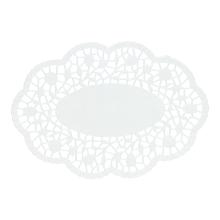 Mocha doilies oval 13 cm x 18 cm white product photo