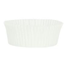 Geb&auml;ckkapseln Papier &Oslash; 80 mm x 33 mm weiss Produktbild
