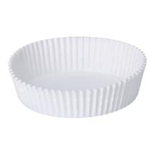 Pastry capsules artificial parchment &Oslash; 90 mm x 25 mm white product photo