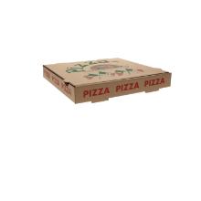 Pizzabox Francia 28 cm x 28 cm x 4 cm brown neutral printing Flag product photo