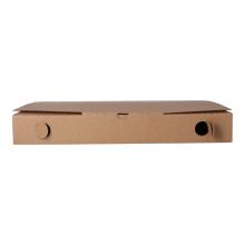 Pinsa box 23 cm x 38 cm x 5 cm brown product photo