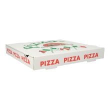 Pizzabox Francia 29 cm x 29 cm x 4 cm aluminum clad white neutral printing Flag product photo