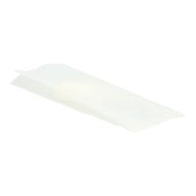 Pergamin-Faltenbeutel 11 cm x 5,5 cm x 28 cm weiss Produktbild