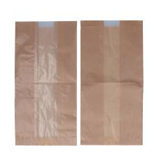 Sichtstreifenbeutel Kraft-Pergamin 16 cm x 12 cm x 31 cm braun Produktbild