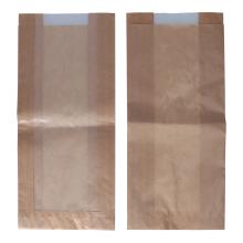Sichtstreifenbeutel Kraft-Pergamin 16 cm x 8,75 cm x 36 cm braun Produktbild