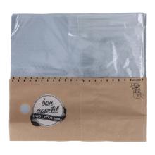 Snackbeutel Kraft-PET 215 mm x 75 mm x 130 mm Neutraldruck Bon appetit Produktbild