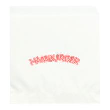Snack bags craftpaper 160 mm x 160 mm white open 2 sides hamburger product photo