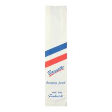 Kraftpapier-Faltenbeutel 12 cm x 5 cm x 54 cm weiss  Neutralmotiv PrimeSource Produktbild