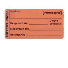 Label R&uuml;ckstellprobe PrimeSource 1 Rolle = 250 Etiketten Produktbild