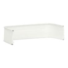 Closure clip 50 mm x 8 mm white product photo