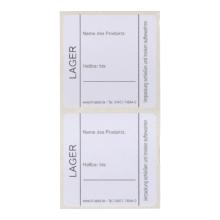 Label Lager 40 mm x 40 mm wasserl&ouml;slich 1500 Stck je Rolle (S) Produktbild