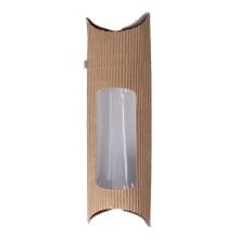 Baguette packaging 285 mm x 110 mm x 55 mm brown with window product photo