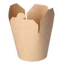 Asia carton Box 120 mm x 118 mm x 98 mm 650 ml brown PLA-coated product photo