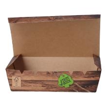 Snackbox 180 mm x 120 mm x 50 mm undivided neutral print EnjoyYourMeal greenline product photo