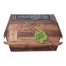 Burger Box 135 mm x 125 mm x 75 mm neutral printing Enjoy your meal greenline product photo