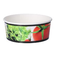 Salad cup craft-PE Ø 151 mm x 60 mm 750 ml white neutral printing product photo
