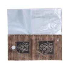 Snackt&uuml;te Kraft-BOPP 215 mm x 80 mm x 130 mm Neutraldruck Enjoy your Meal Produktbild