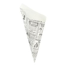 Pointed bags parchment 21 cm x 29.5 cm 250g greaseproof newspaper print product photo