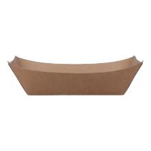 Fingerfood-Schiffchen Karton 205 mm x 140 mm x 45 mm 500 ml braun Produktbild