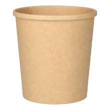 soup cup cardboard-PP  &Oslash; 97 x hight 100 mm 450 ml brown microwaveble product photo