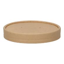 Membrane-Lid Cardboard-PP Ø 97 mm brown for soup cup product photo