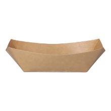 Fingerfood-Schiffchen Karton-Barriere 130 mm x 100 mm x 30 mm 200 ml braun Produktbild