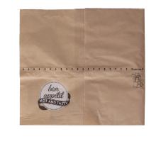 Snack bag craft-PET 215 mm x 75 mm x 130 mm Thermo neutral print Bon appetit product photo