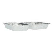 Alu menue tray 227 mm x 176 mm x 30 mm 2 compartment 1100 ml with lid Pro-Line product photo