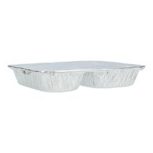Alu menue tray 227 mm x 176 mm x 40 mm 2 compartment 1450 ml with lid Pro-Line product photo